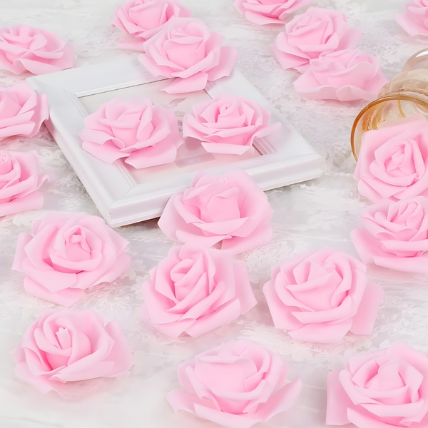 Luxuries 50 Decoration Flowers ( Pink )